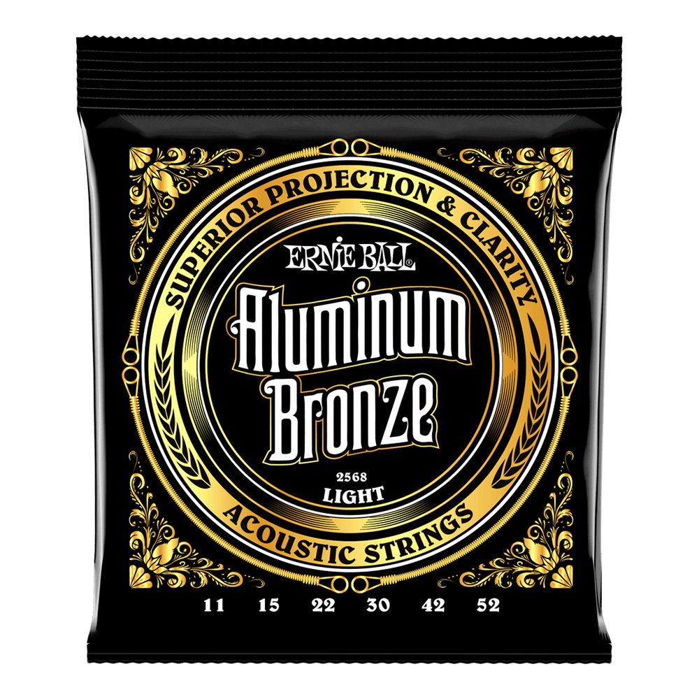 ERNIE BALL <br>#2568 Light Aluminum Bronze 11-52