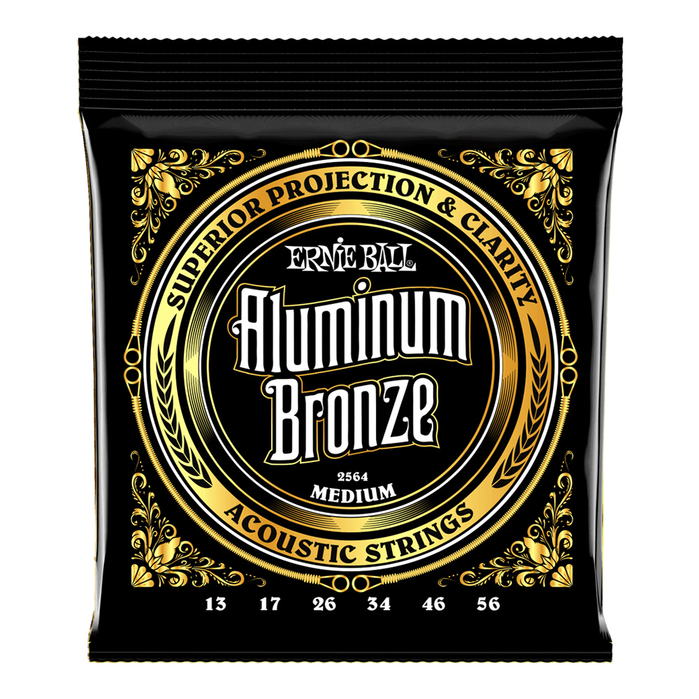 ERNIE BALL <br>#2564 Medium Aluminum Bronze 13-56