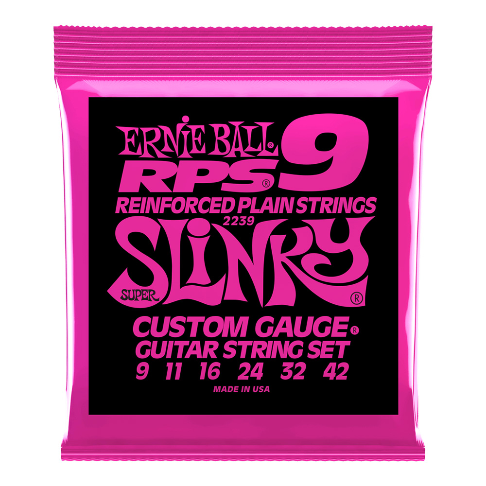 ERNIE BALL <br>#2239 Super Slinky RPS Nickel Wound 9-42