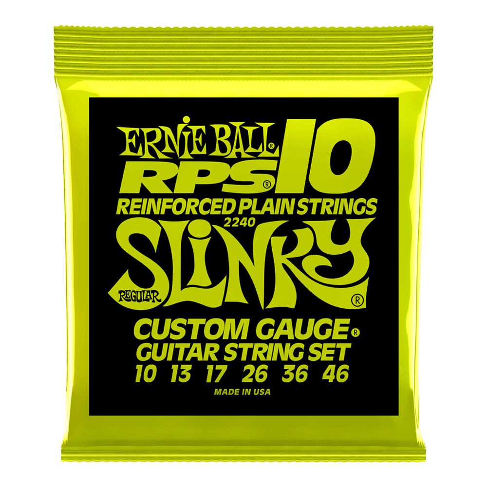 ERNIE BALL <br>#2240 Regular Slinky RPS Nickel Wound 10-46