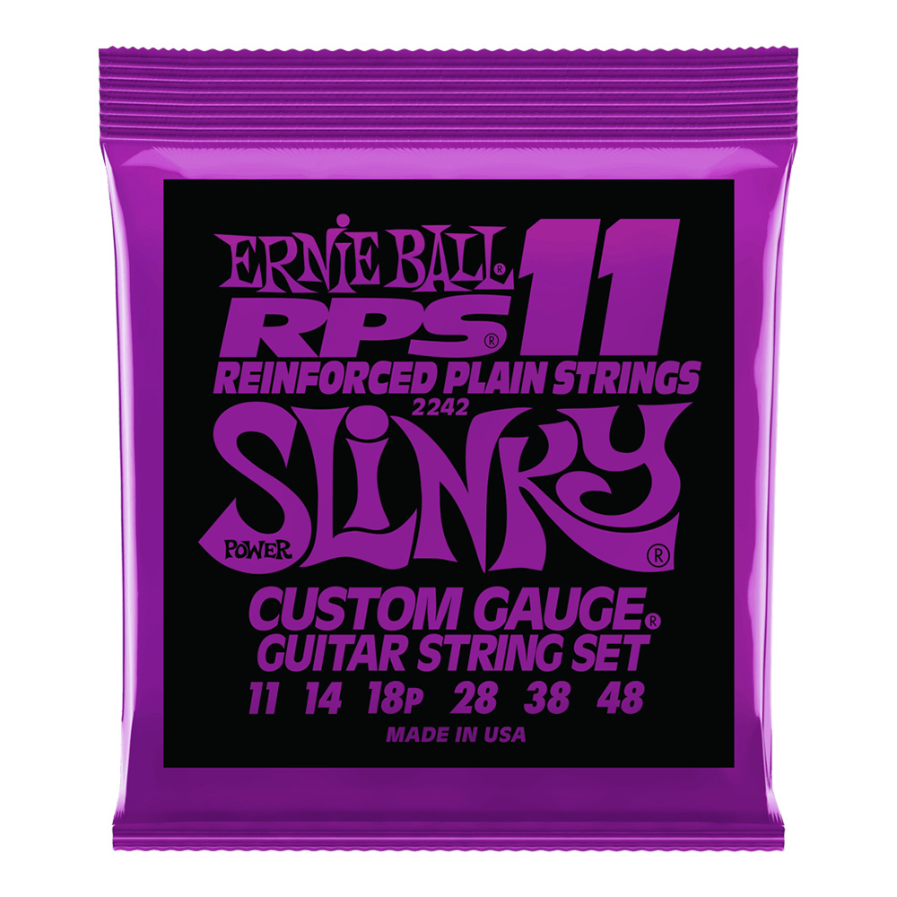 ERNIE BALL <br>#2242 Power Slinky RPS Nickel Wound 11-48