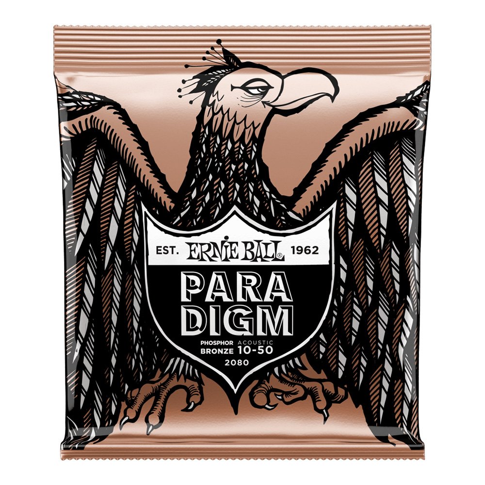 ERNIE BALL <br>#2080 Paradigm Extra Light Phosphor Bronze 10-50