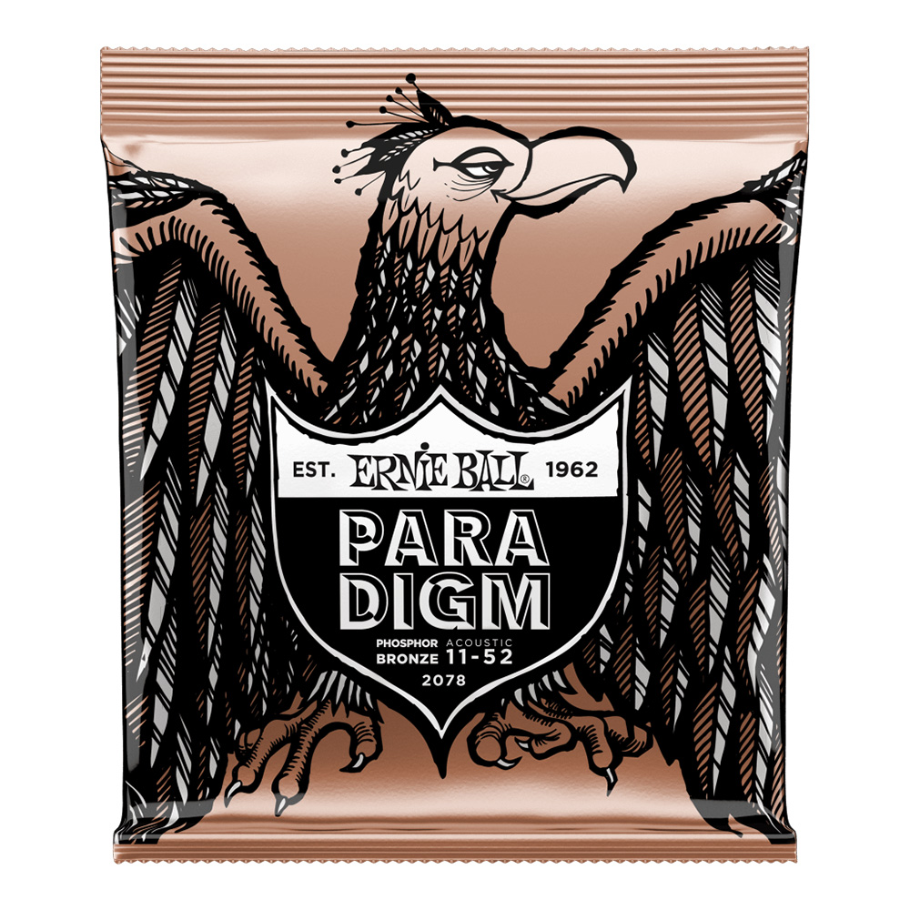 ERNIE BALL <br>#2078 Paradigm Light Phosphor Bronze 11-52