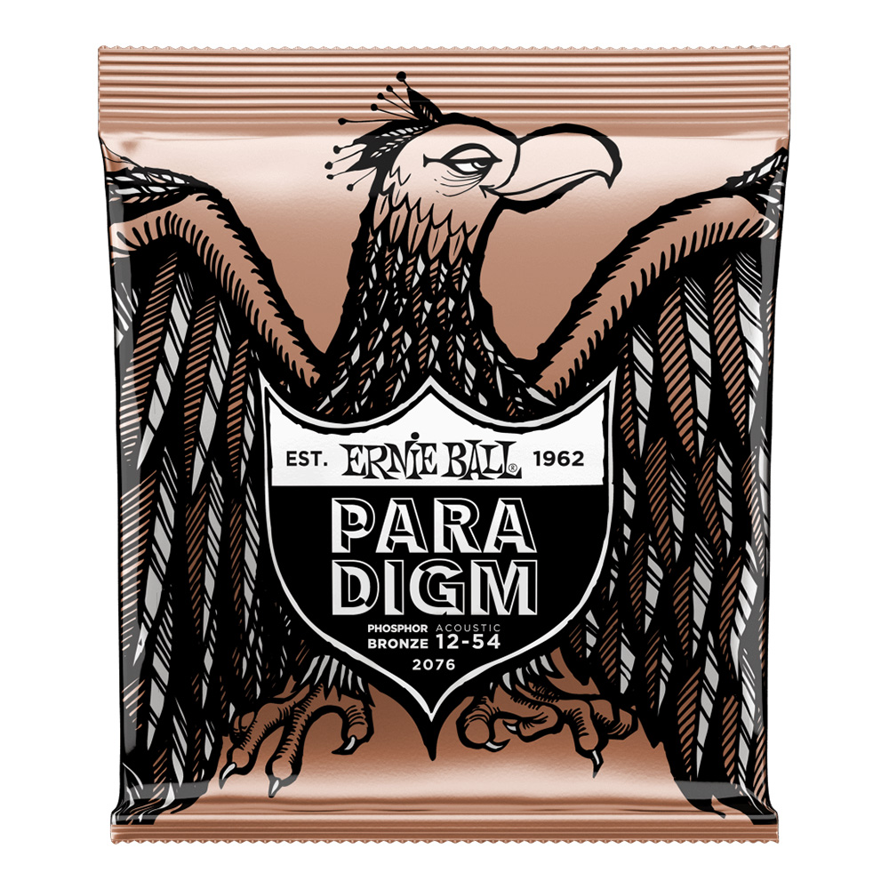 ERNIE BALL <br>#2076 Paradigm Medium Light Phosphor Bronze 12-54