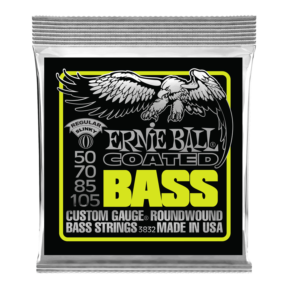 ERNIE BALL <br>#3832 Regular Slinky Coated 50-105