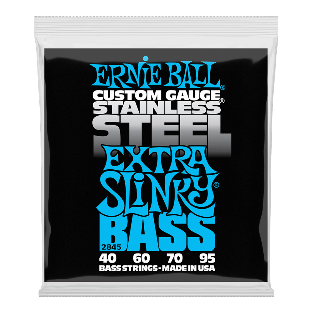 ERNIE BALL <br>#2845 Extra Slinky Stainless Steel 40-95
