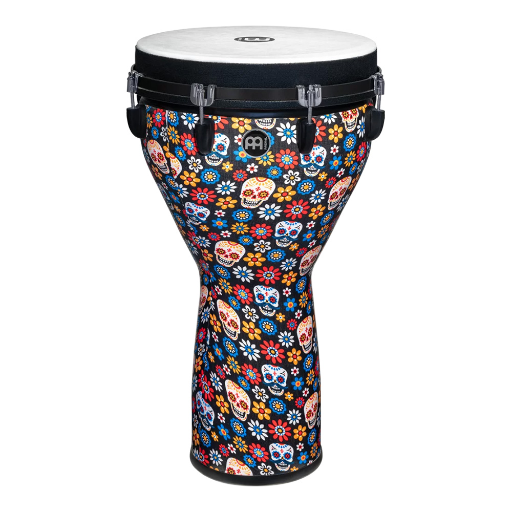 MEINL <br>Jumbo Djembe - 14" Day of the Dead [JD14DA]