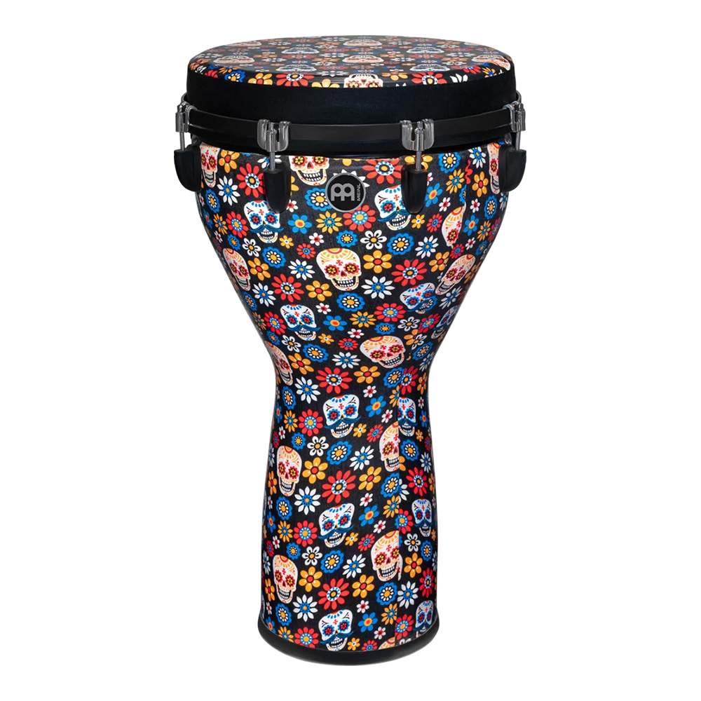 MEINL <br>Jumbo Djembe - 14" Day of the Dead & Designed Head [JD14DA-DH]