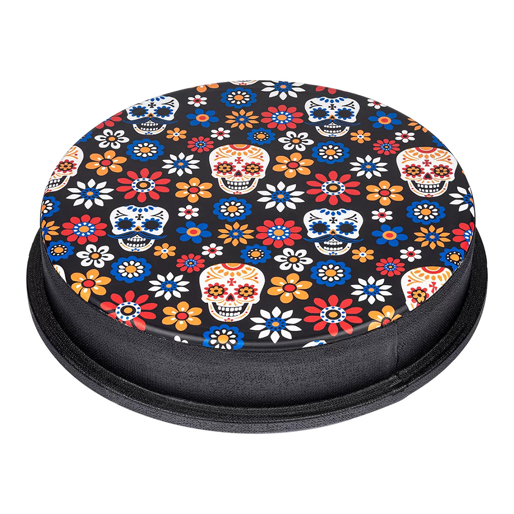 MEINL <br>Jumbo Djembe Synthetic Head - 12" Day of the Dead  [HEAD-JD12DA]