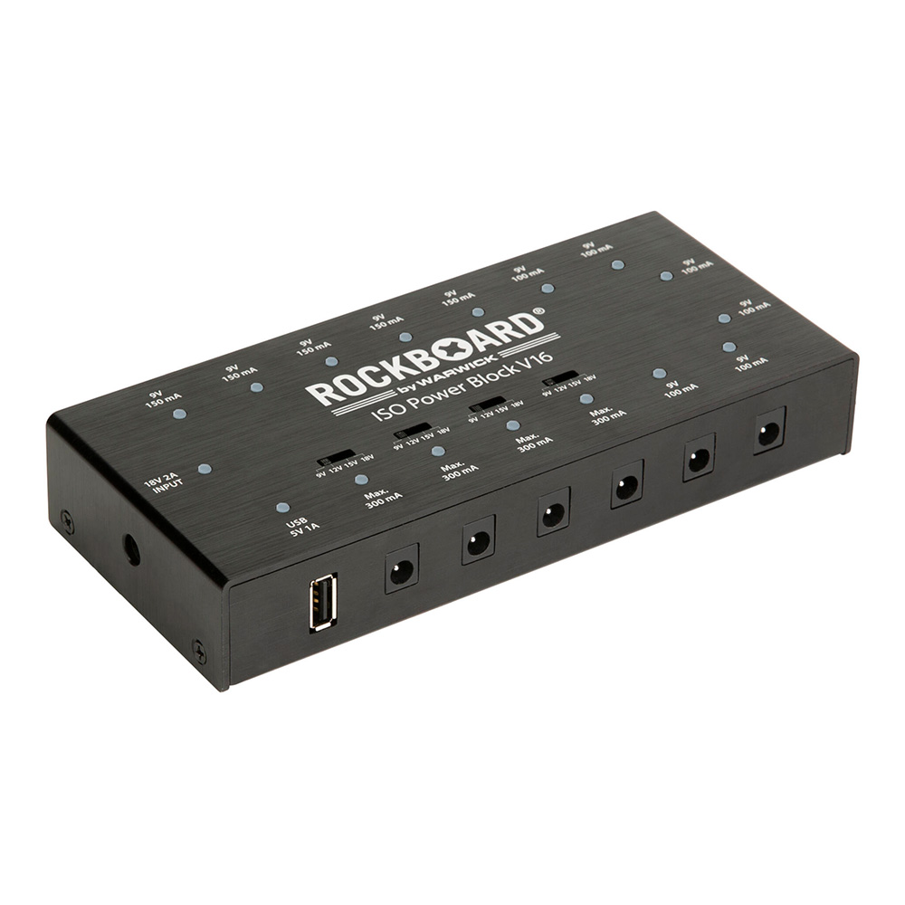 RockBoard by Warwick <br>ISO Power Block V16 - Isolated Multi Power Supply [RBO POW BLO ISO 16]