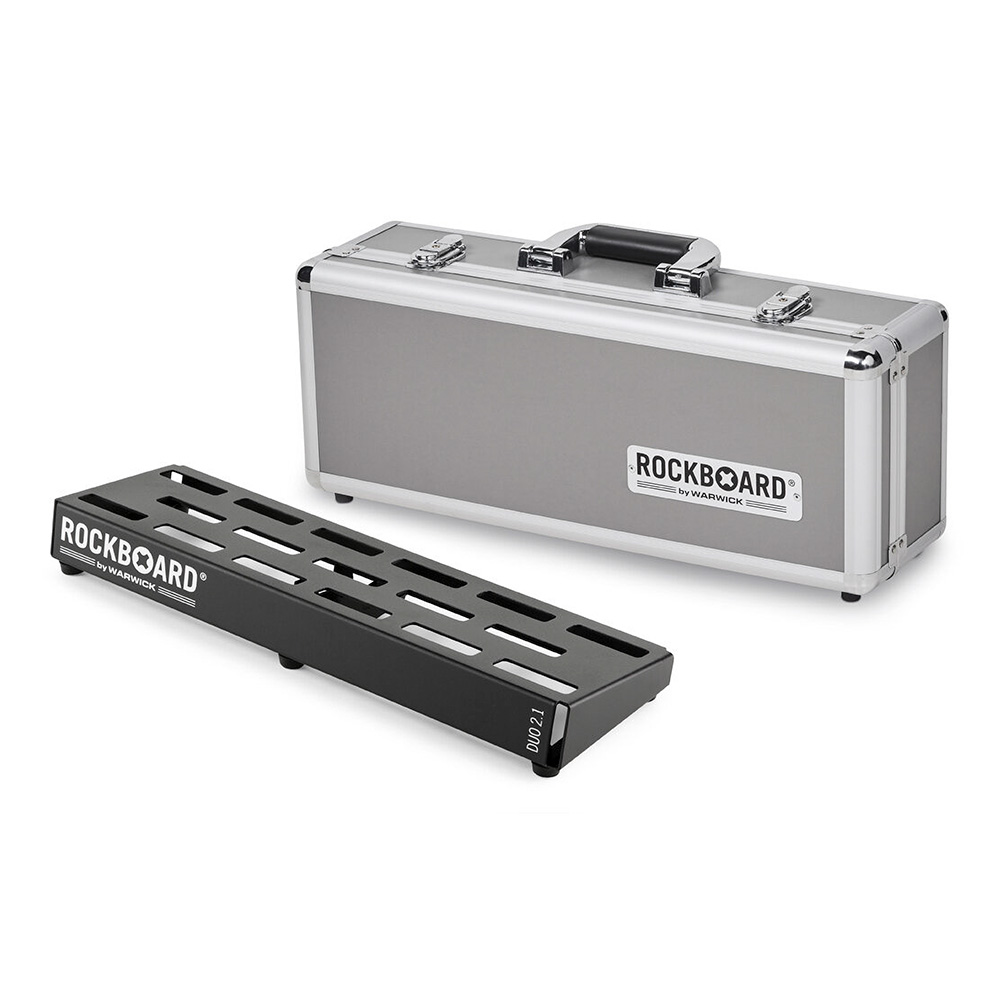 RockBoard by Warwick <br>DUO 2.1, Pedalboard with Flight Case [RBO B 2.1 DUO C]