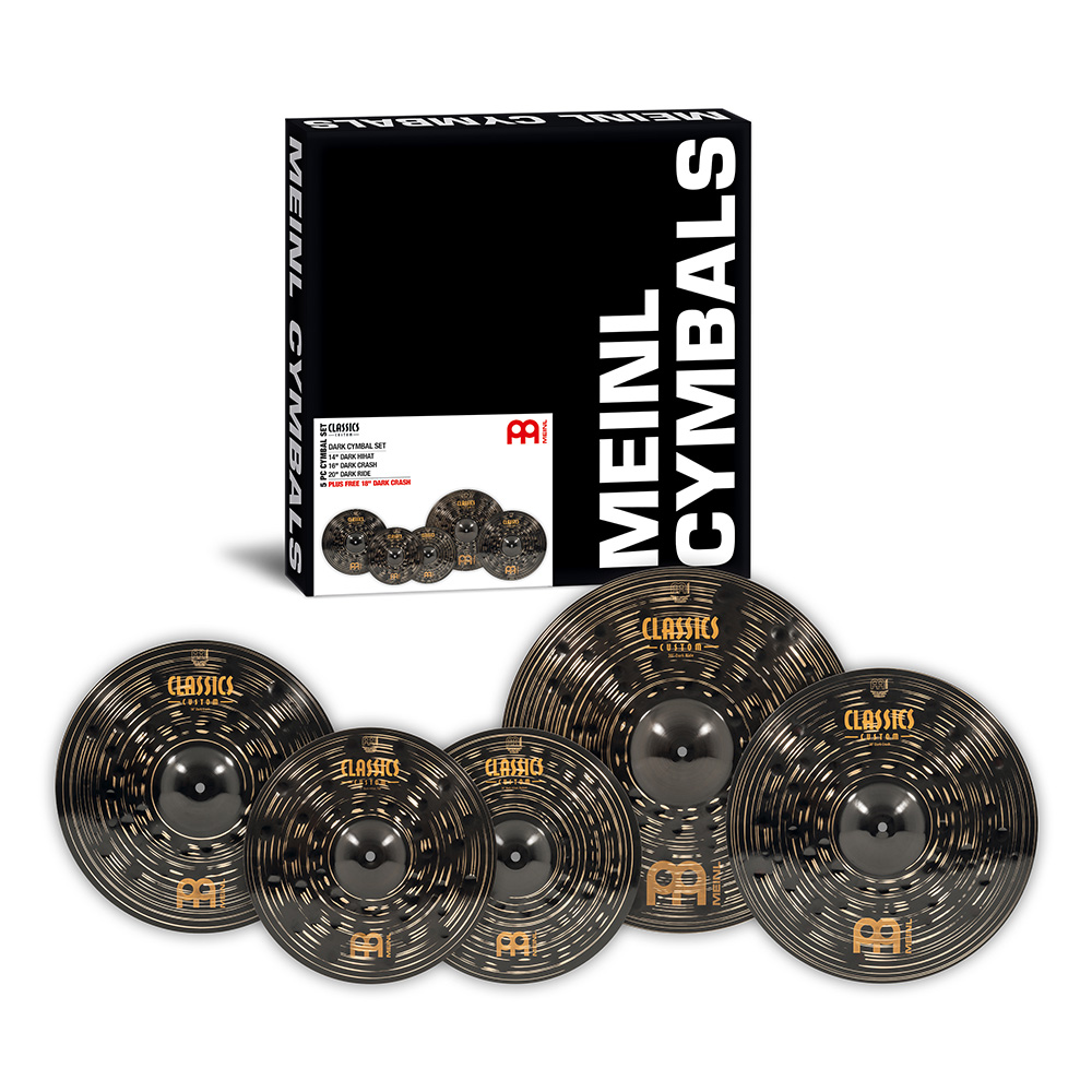 MEINL <br>Classics Custom Dark Cymbal Set [CCD460+18]