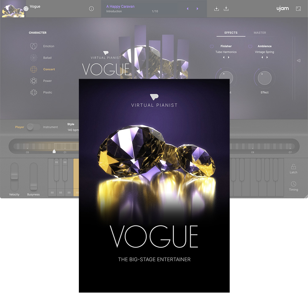 UJAM <br>Virtual Pianist VOGUE ダウンロード版