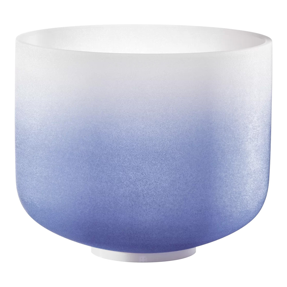 MEINL <br>9" Color Frosted Crystal Singing Bowl, Note A, Brow Chakra [CSBC9A]