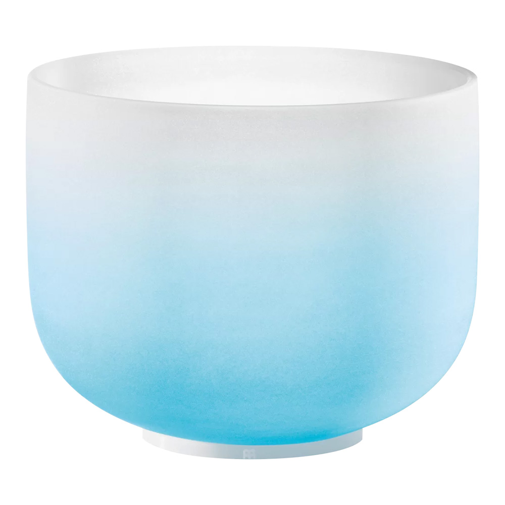 MEINL <br>10" Color Frosted Crystal Singing Bowl, Note G, Throat Chakra [CSBC10G]