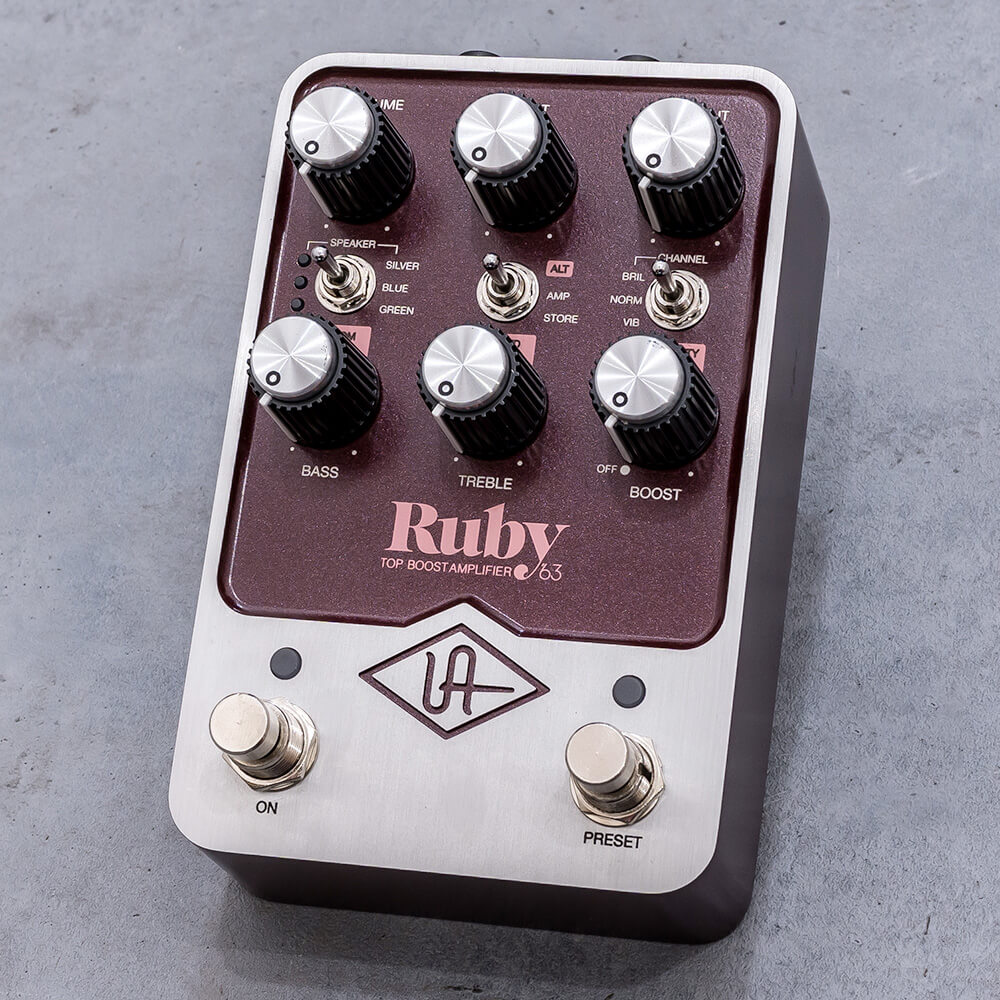 UNIVERSAL AUDIO UAFX Ruby '63 Top Boost Amplifier｜ミュージック