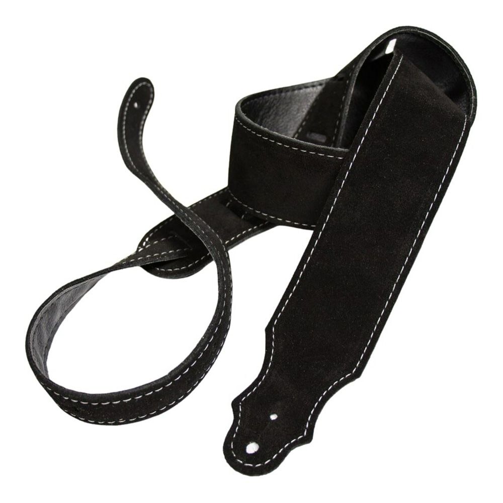 Franklin <br>3A-BK-S [Purist Suede Guitar Strap - Black]