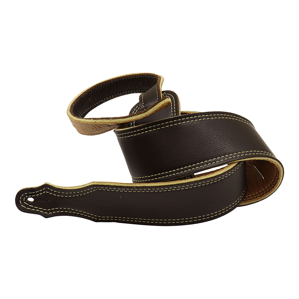 Franklin <br>12B-CHG-N [Reversible Guitar Strap - Chocolate & Gold]