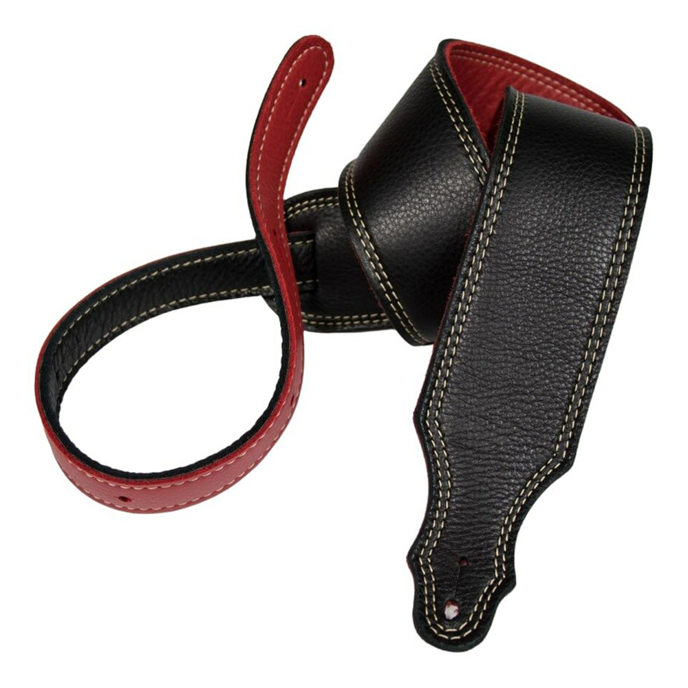 Franklin <br>12B-BKR-N [Reversible Guitar Strap - Black & Red]