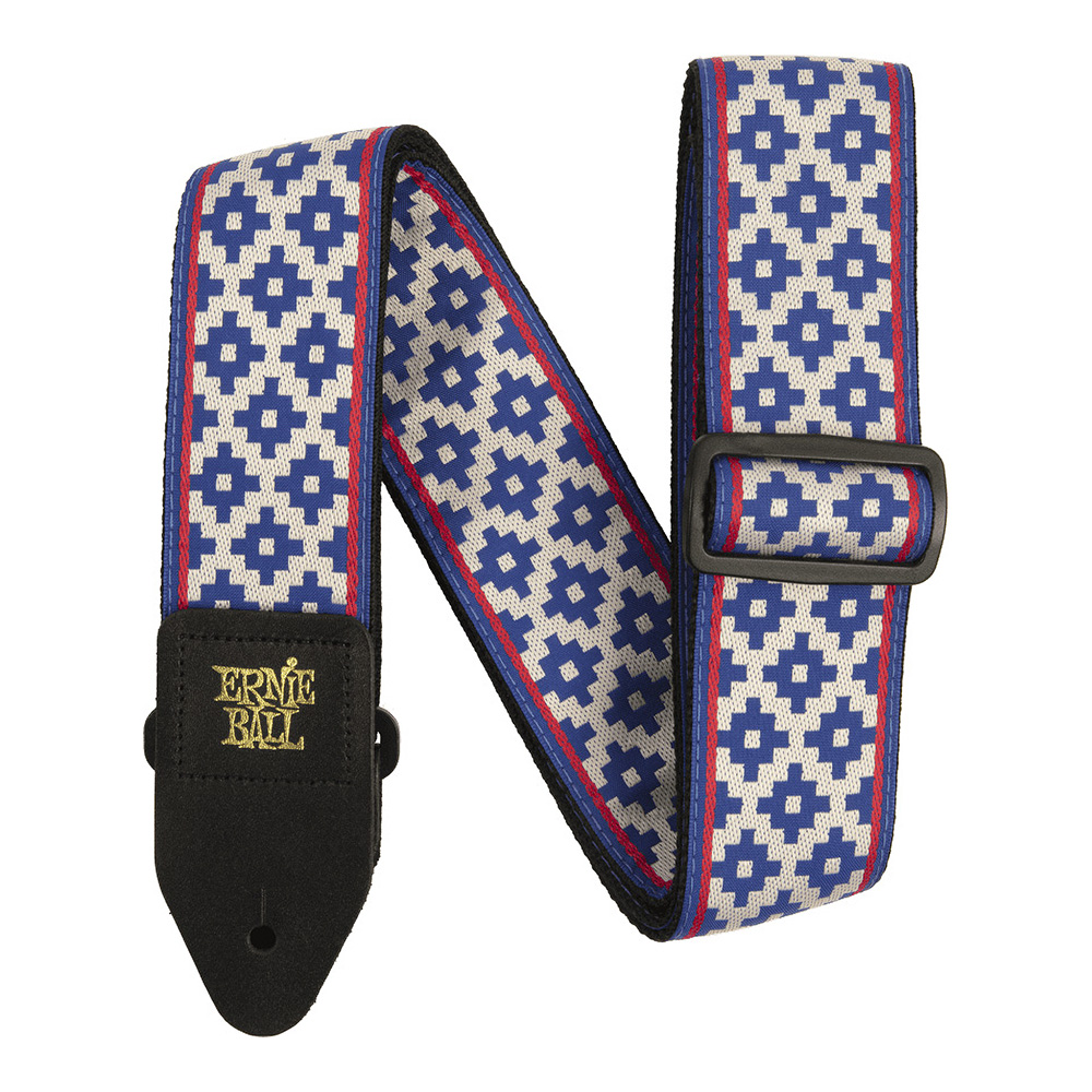 ERNIE BALL <br>#5336 Blue Crux Jacquard Strap