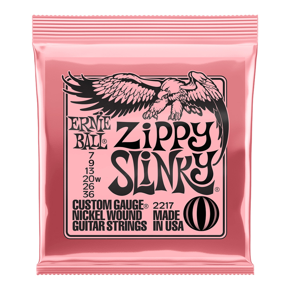 ERNIE BALL <br>#2217 Zippy Slinky Nickel Wound 7-36