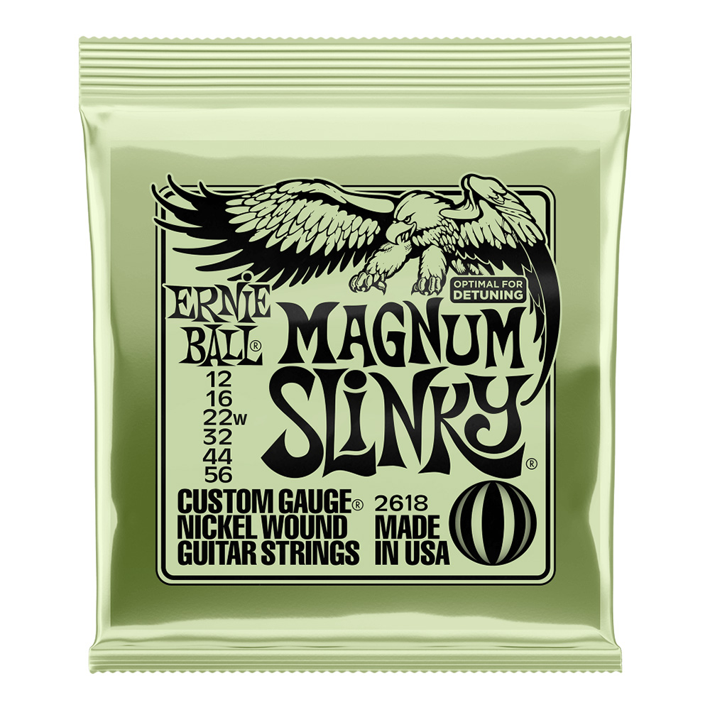 ERNIE BALL <br>#2618 Magnum Slinky Nickel Wound 12-56