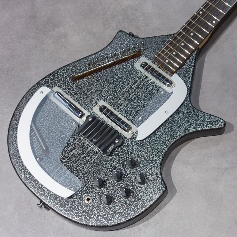 Star's <br>Electric Sitar ELS-1 Black w/Silver Crack