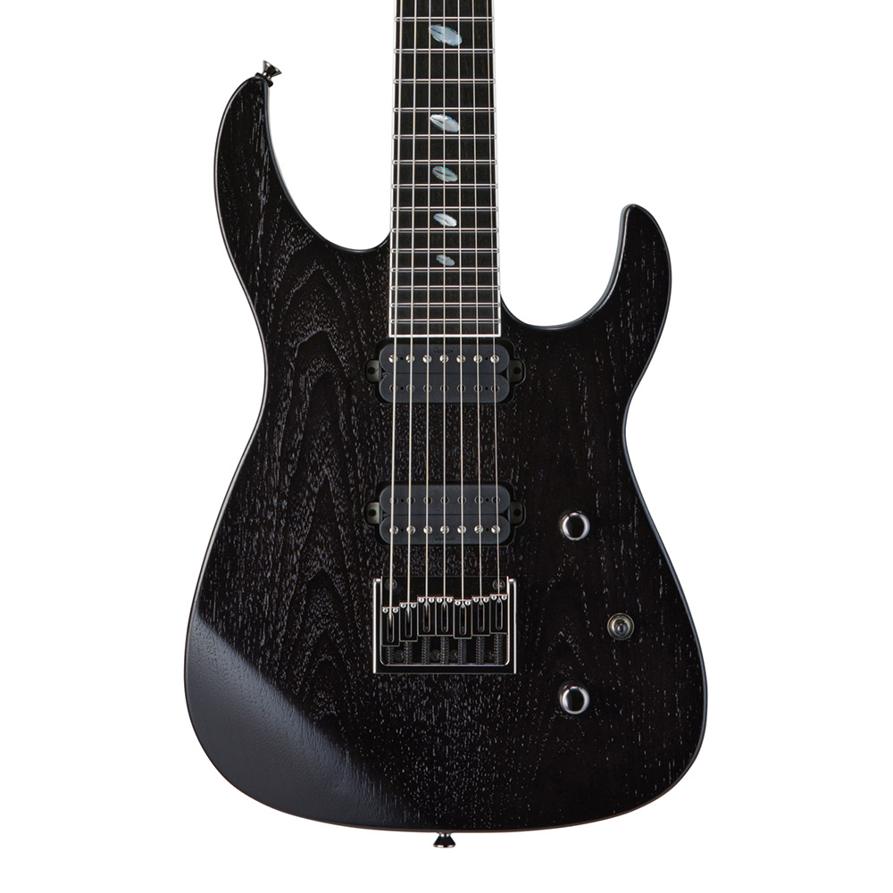 Caparison Guitars <br>Dellinger7-WB-FX EF Trans.Charcoal Black