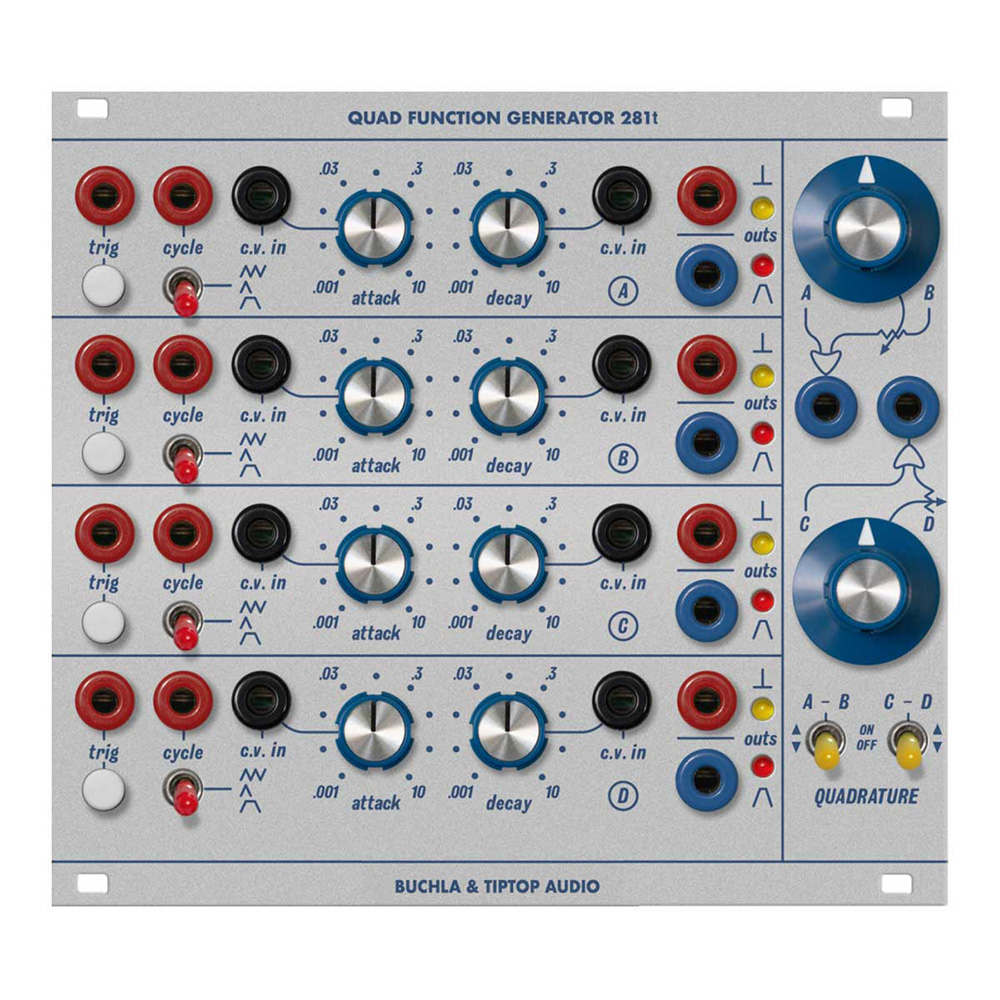 Buchla & Tiptop Audio <br>Model 281t Quad Function Generator