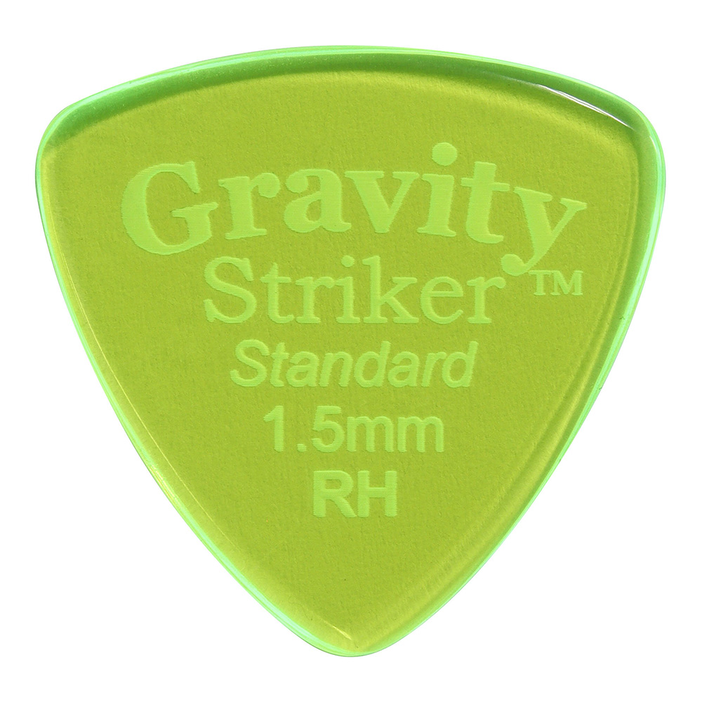 GRAVITY Guitar Picks <br>GSRS15P-RH [1.5mm, Fluorescent Green, Right Hand]