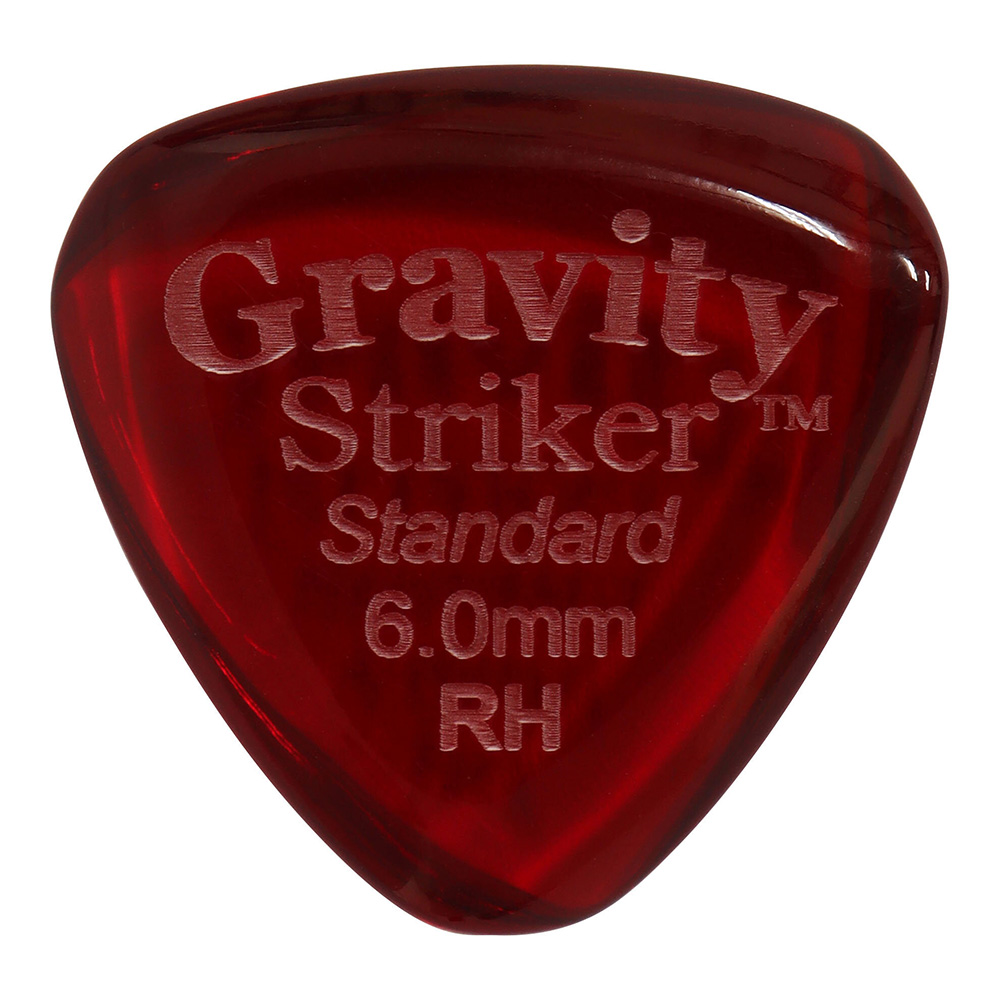 GRAVITY Guitar Picks <br>GSRS6P-RH [6.0mm, Red, Right Hand]