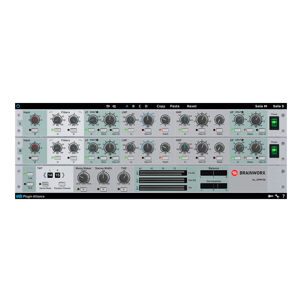 Plugin Alliance <br>Brainworx bx_2098 EQ