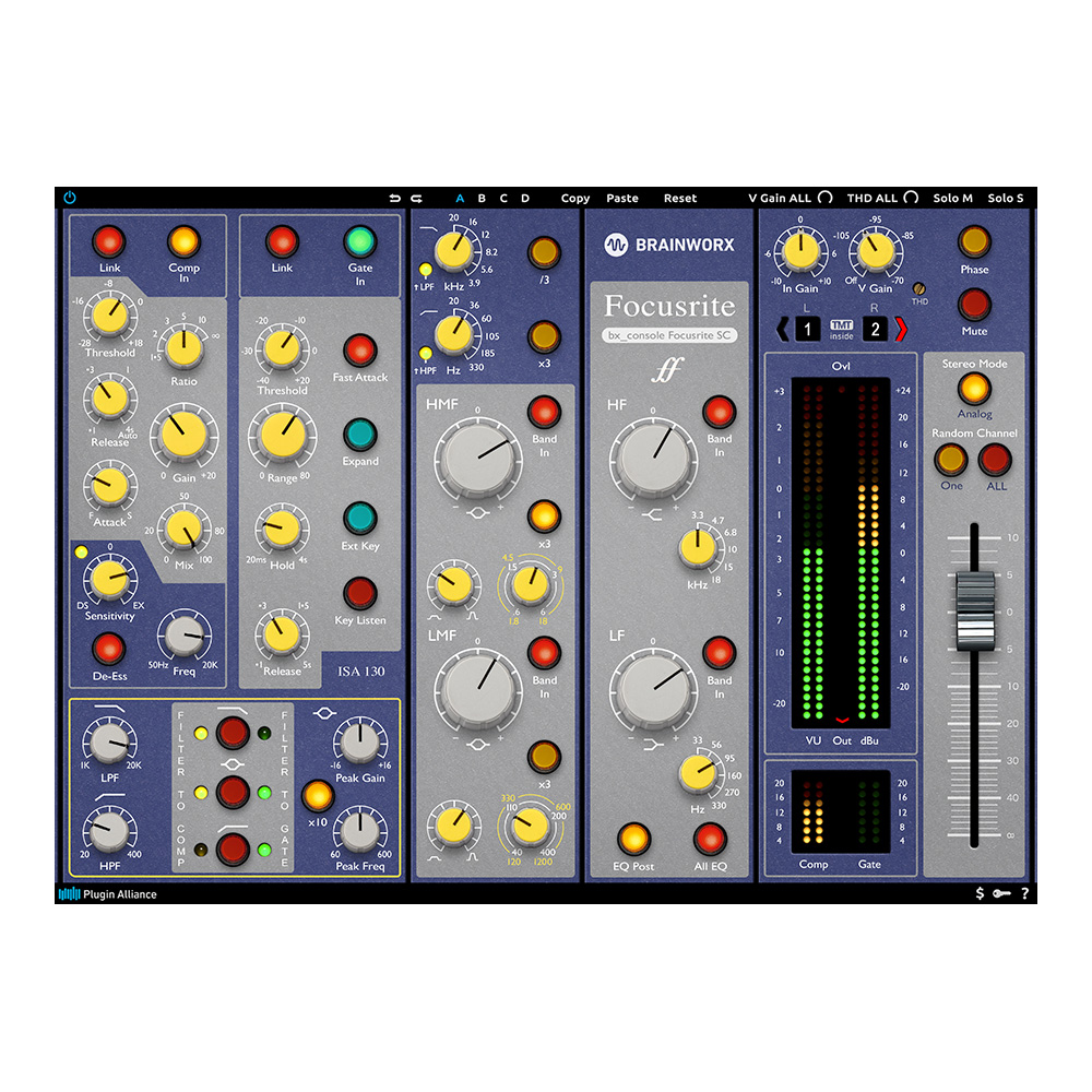 Plugin Alliance <br>Brainworx bx_console Focusrite SC