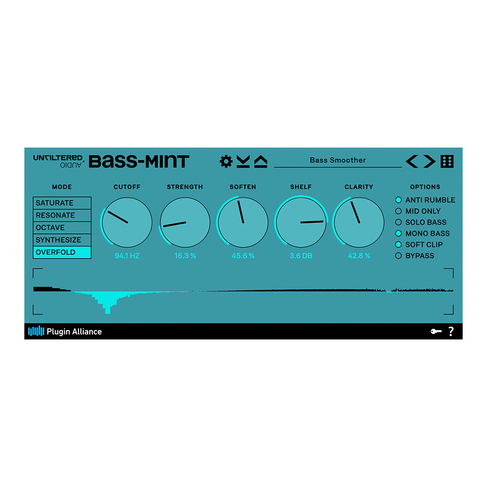 Plugin Alliance <br>Unfiltered Audio Bass-Mint