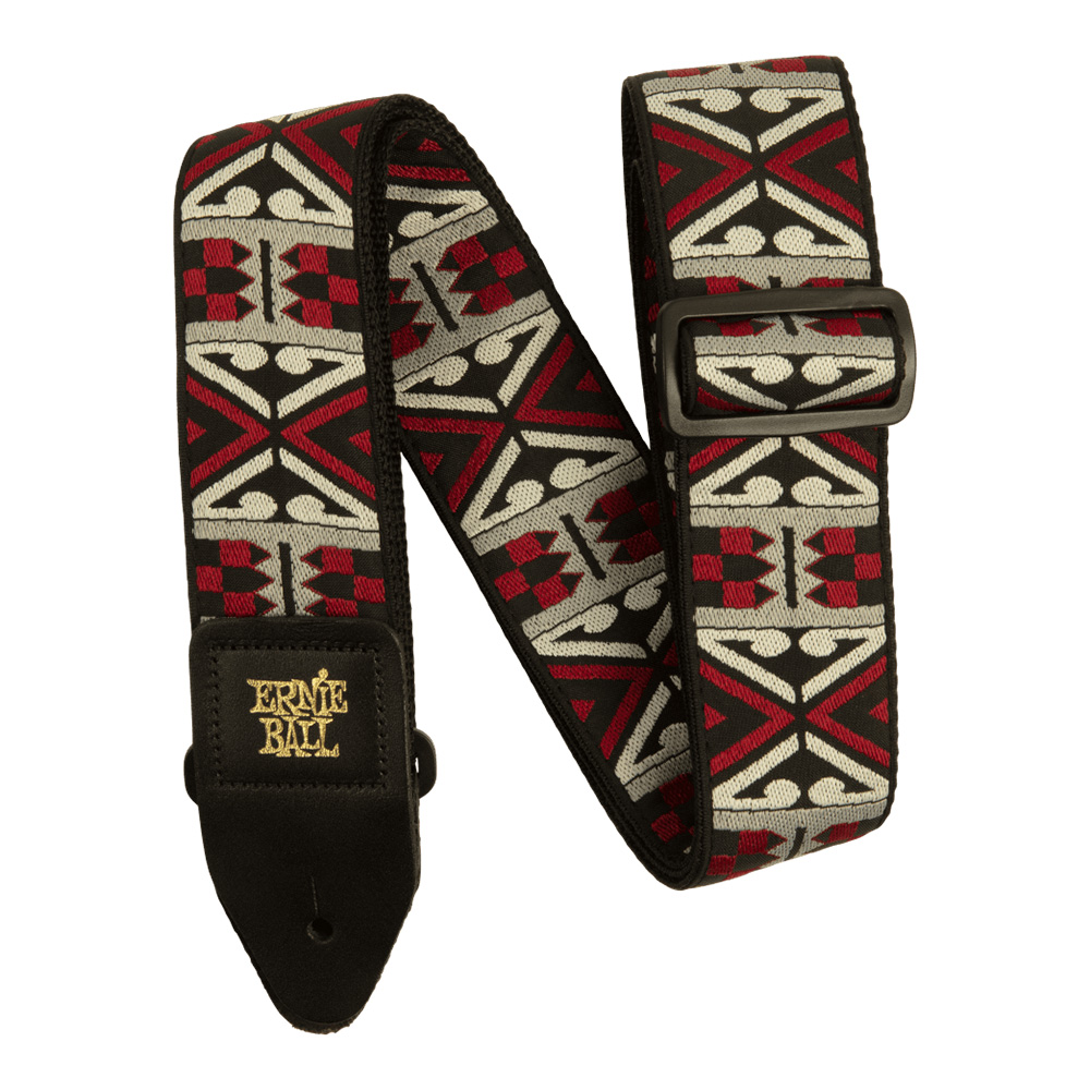 ERNIE BALL <br>#5339 Primal Red Jacquard Strap