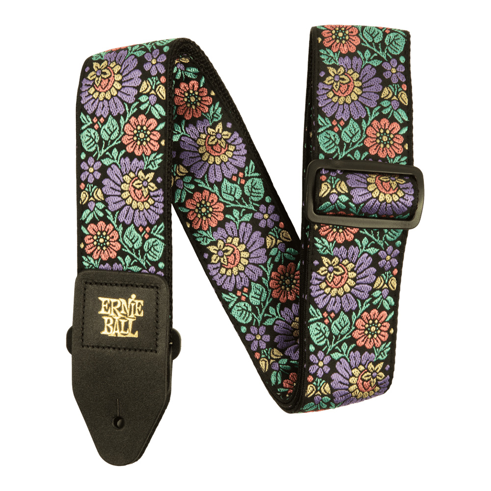 ERNIE BALL <br>#5340 Evening Bloom Jacquard Strap