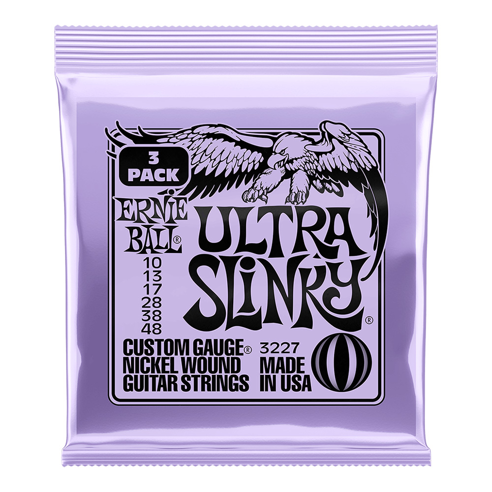 ERNIE BALL <br>#3227 Ultra Slinky Nickel Wound 10-48 [3 Pack]