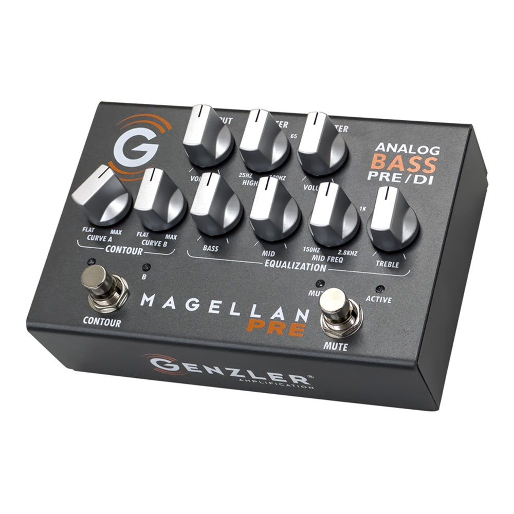 GENZLER <br>MAGELLAN PRE Preamp / DI Pedal [MG-PRE-PEDAL]