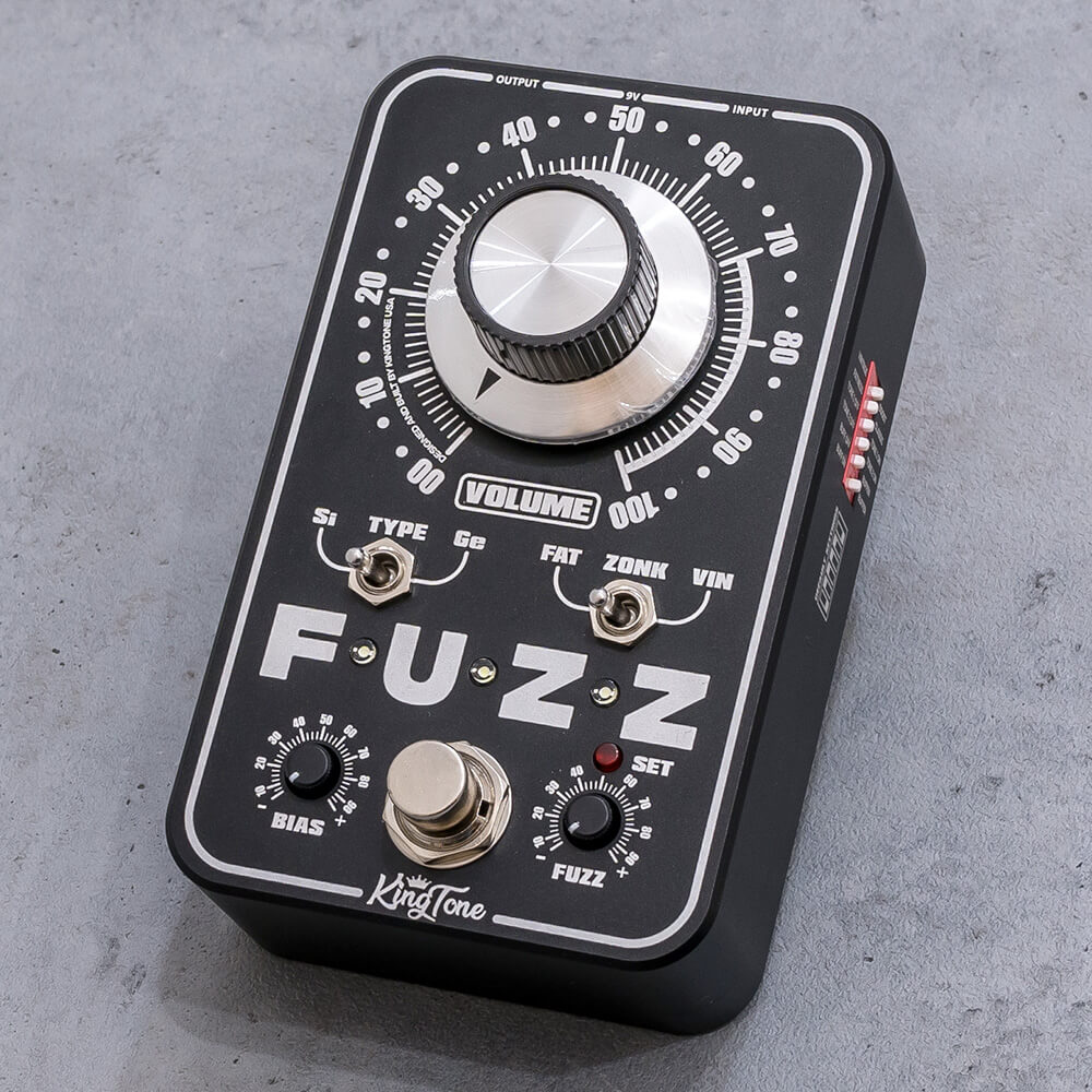 King Tone Guitar <br>miniFUZZ V2 (Black)