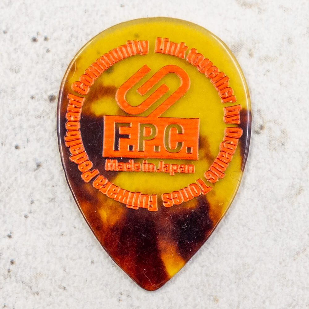 F.P.C. <br>Luke style mandolin Pick F.P.C. LOGO Ver. 0.75mm 10Zbg