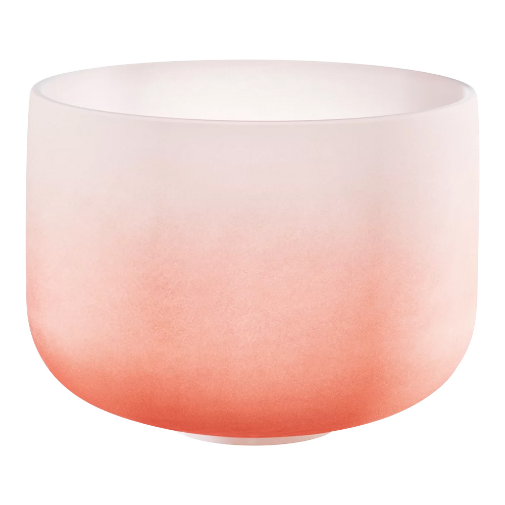 MEINL Sonic Energy <br>13" Color-Frosted Crystal Singing Bowl, Note D, Sacral Chakra [CSBC13D]