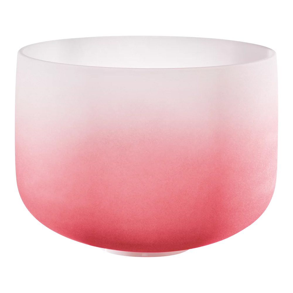 MEINL <br>14" Color-Frosted Crystal Singing Bowl, Note C, Root Chakra [CSBC14C]