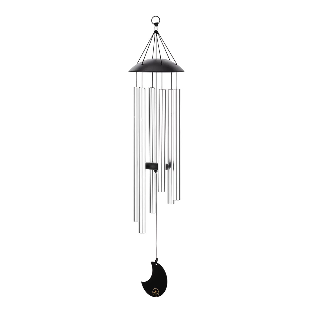 MEINL <br>Moon Meditation Chime 32" / 80 cm, 432 Hz, Round Arch, Silver [MMC32S]