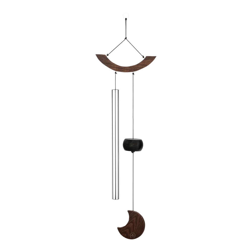 MEINL <br>Moon Meditation Chime 35" / 88 cm, 432 Hz, Curved Suspension, Silver [MMC35S]