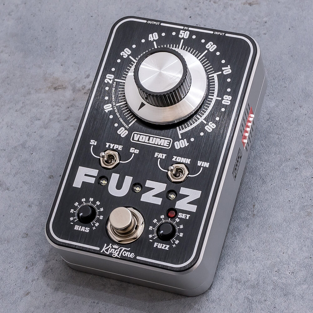 King Tone Guitar <br>miniFUZZ V2 (Black Panel)