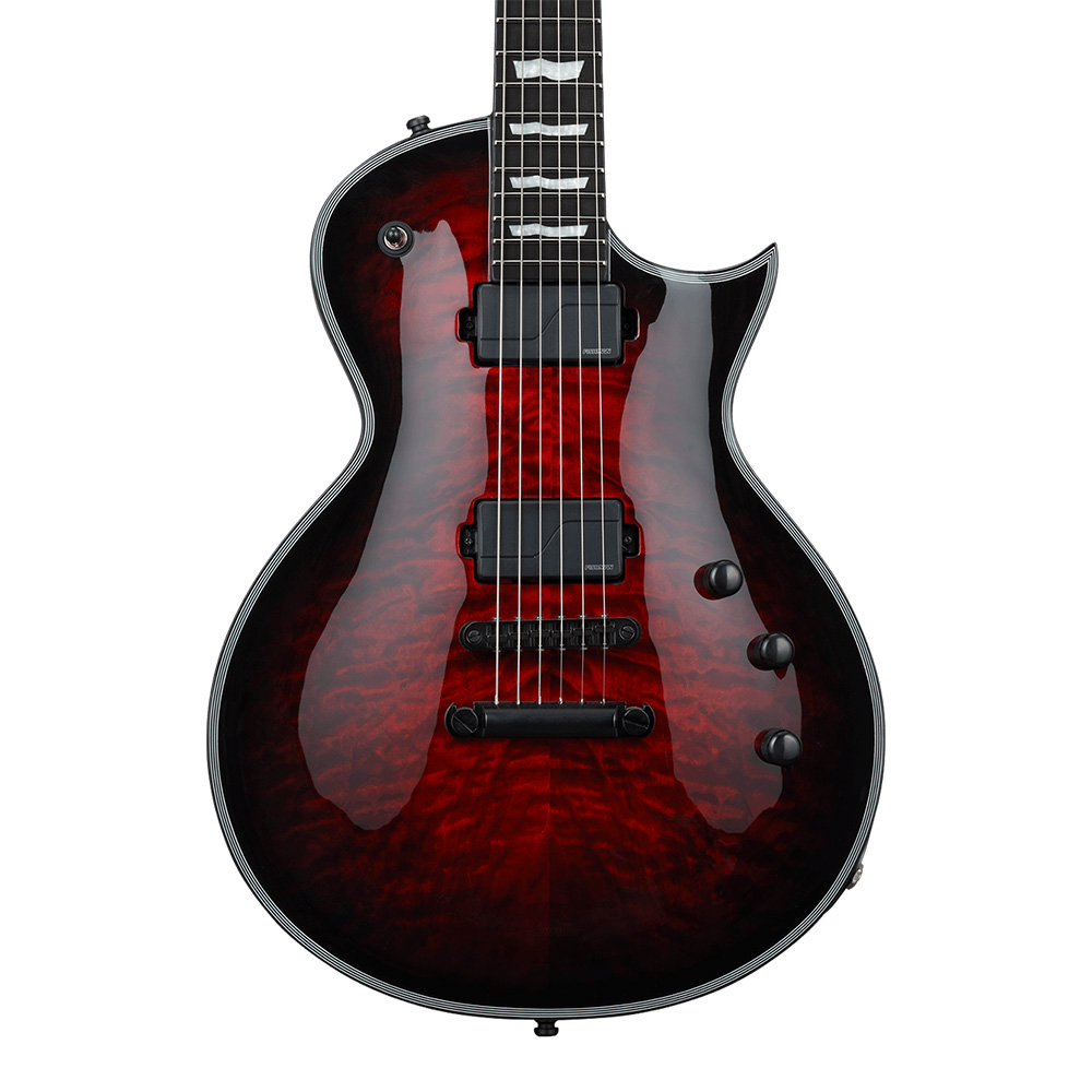 ESP E-II EC-QM See Thru Black Cherry Sunburst - labaleinemarseille.com