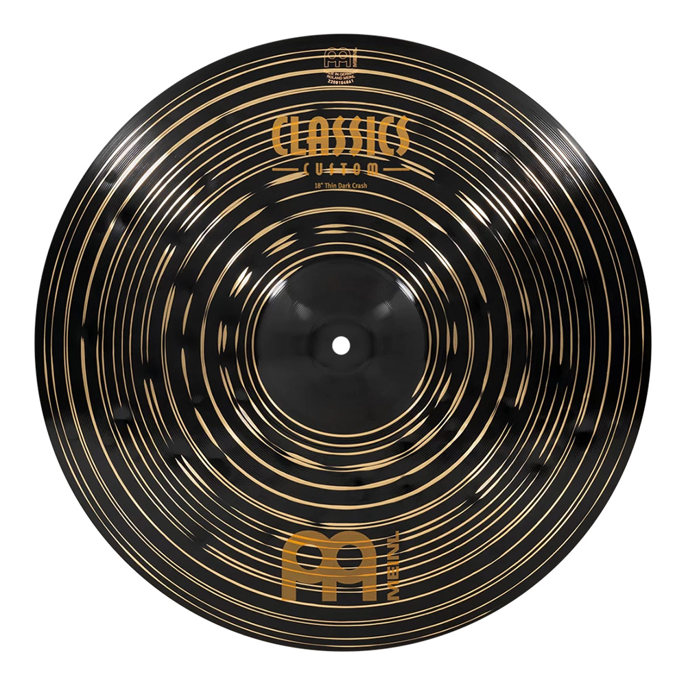 MEINL <br>18" Classics Custom Thin Dark Crash [CC18TDAC]