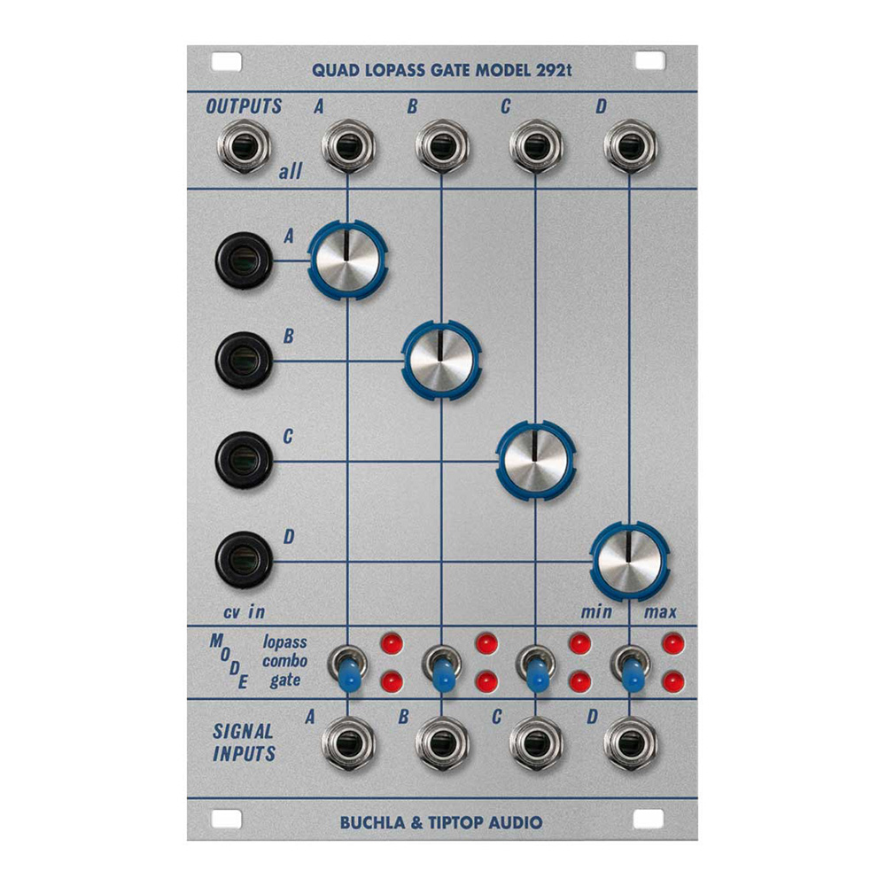 Buchla & Tiptop Audio <br>Model 292t Quad Lopass Gate