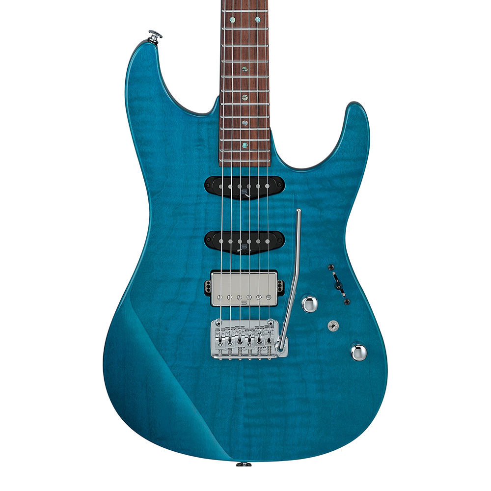 Ibanez <br>SIGNATURE MODEL Martin Miller MMN1-TAB (Transparent Aqua Blue)