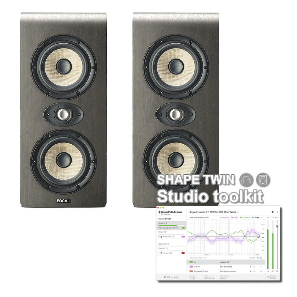 FOCAL Professional + Sonarworks <br>SHAPE TWIN Studio Toolkit